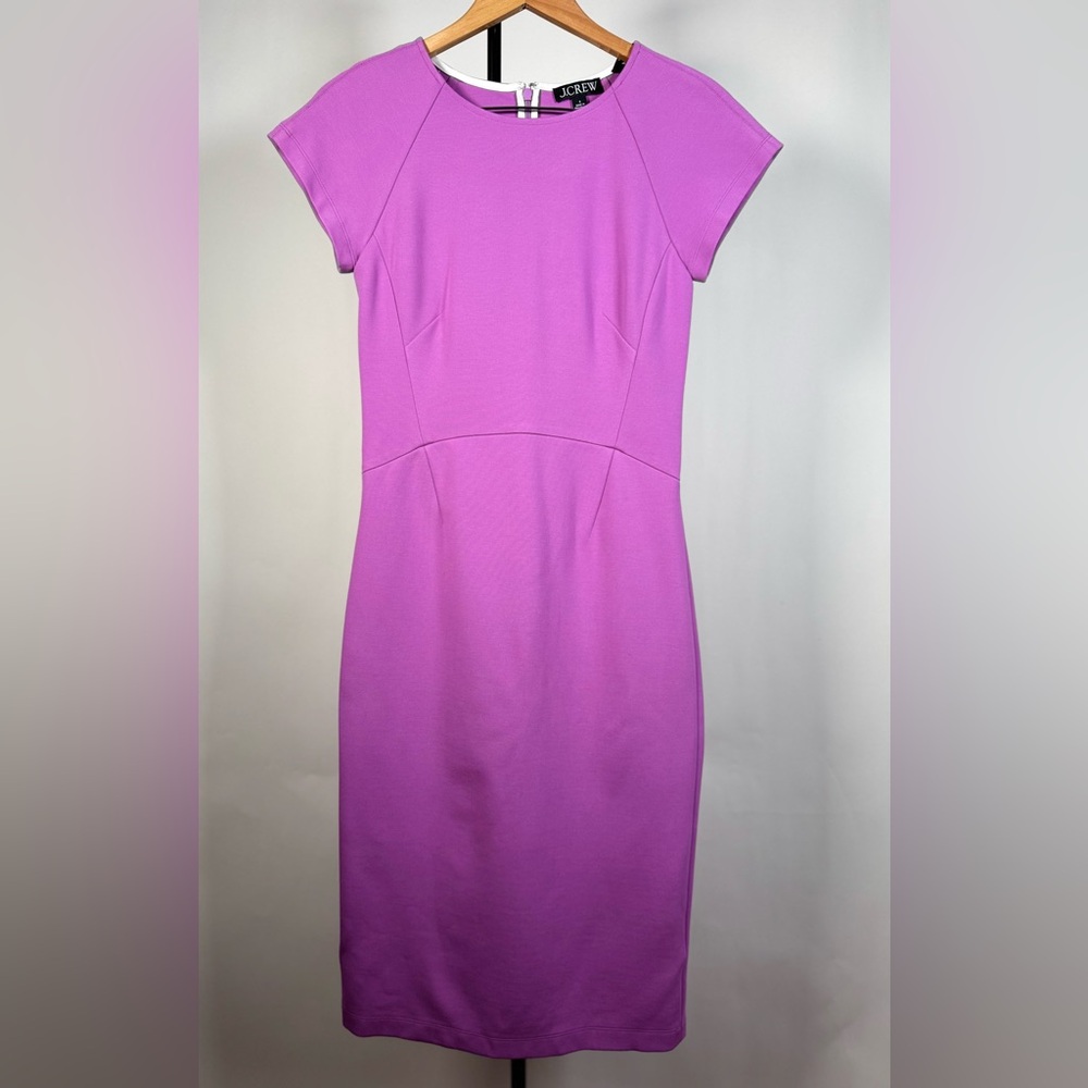 NWOT J. Crew Cap-Sleeve Dress Mario Bellucci / made in Italy